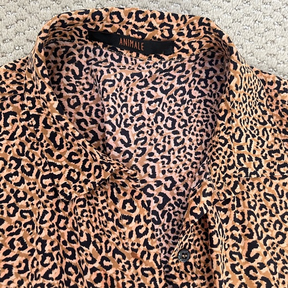 Animale Silk cheetah print dress 38 - Picture 12 of 13